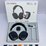 Super Combo P9 Ultra: Auriculares inalambricos Max + Reloj Inteligente + Correa