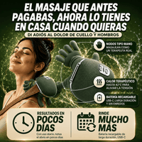 Masajeador Térmico para Cuello y Hombros — Calor y Amasado tipo Spa