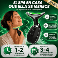 Reductor de Arrugas y Papada V-87 — Masaje Facial con Calor y Luz