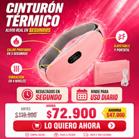 Cinturón Térmico para Cólicos Menstruales — Calor y Vibración