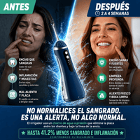 Irrigador Bucal Inalámbrico — Limpieza Profunda entre Dientes y Encías